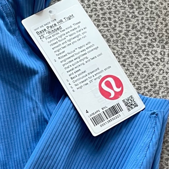 lululemon Base Pace High Rise Tight *Ribbed - Picture 3 of 6